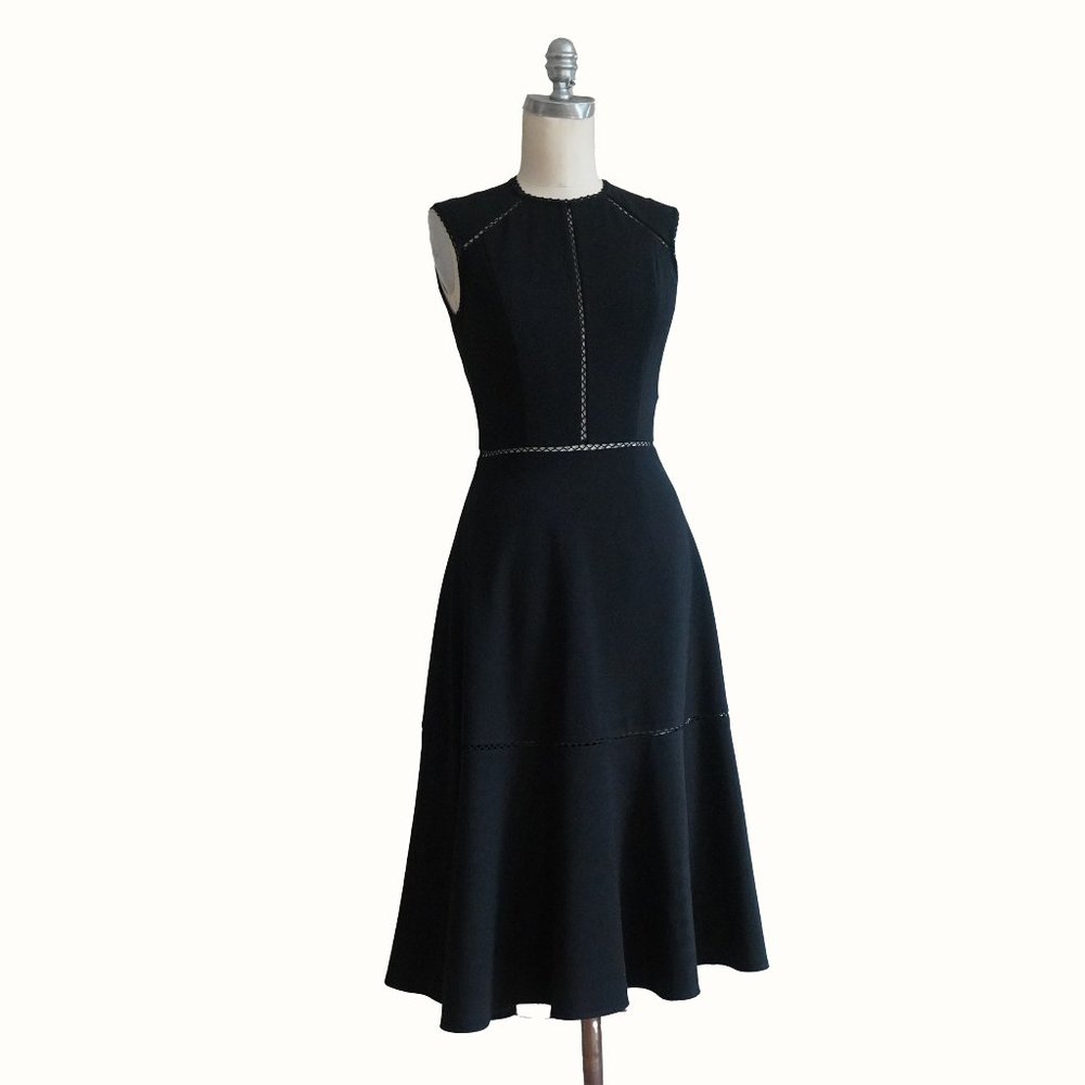 Dress the Population Black Midi Dress
